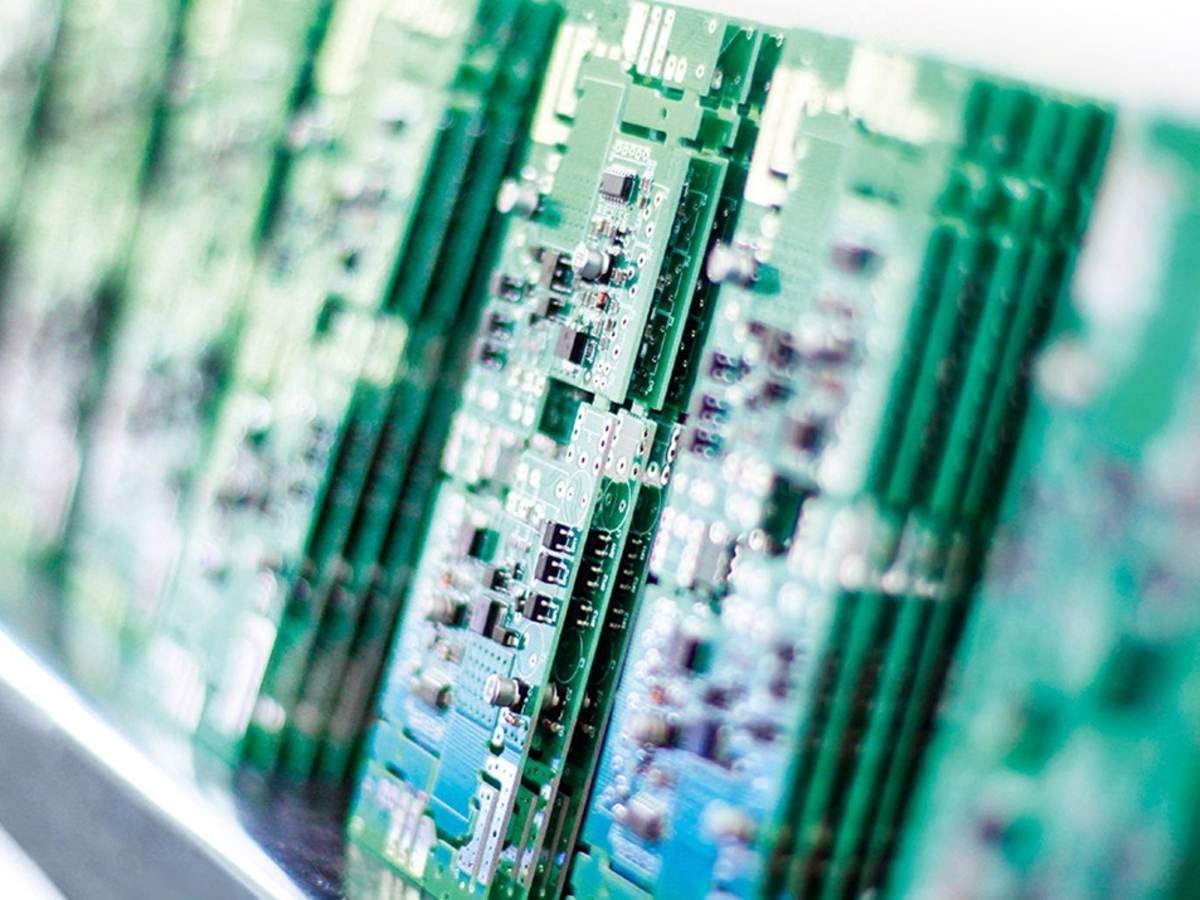 Close-up of a circuit board